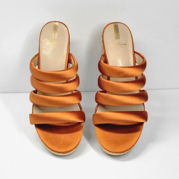 SAM EDELMAN yuki espadrilles wedge sandals Sz 7.5 NEW - Picture 2 of 9